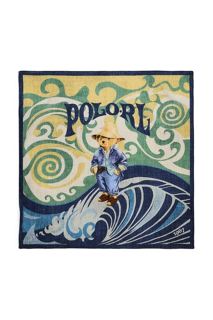 Polo Ralph Lauren chusta bawełniana wzorzyste multicolor 455970323