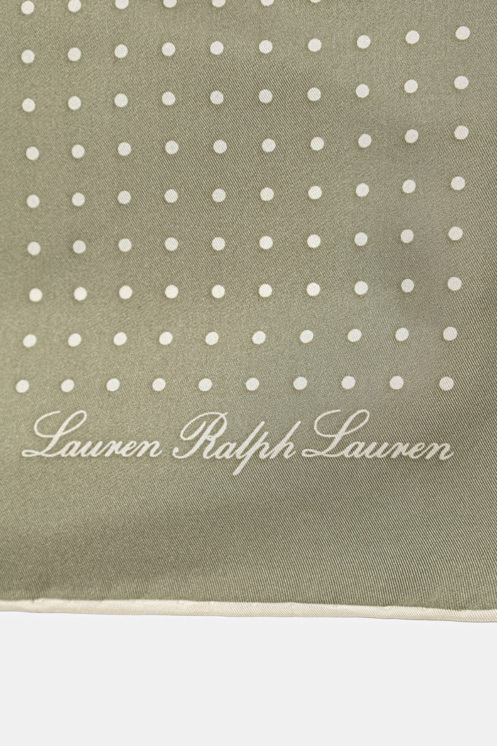 Lauren Ralph Lauren kendő női selyem 454961462 zöld SS26