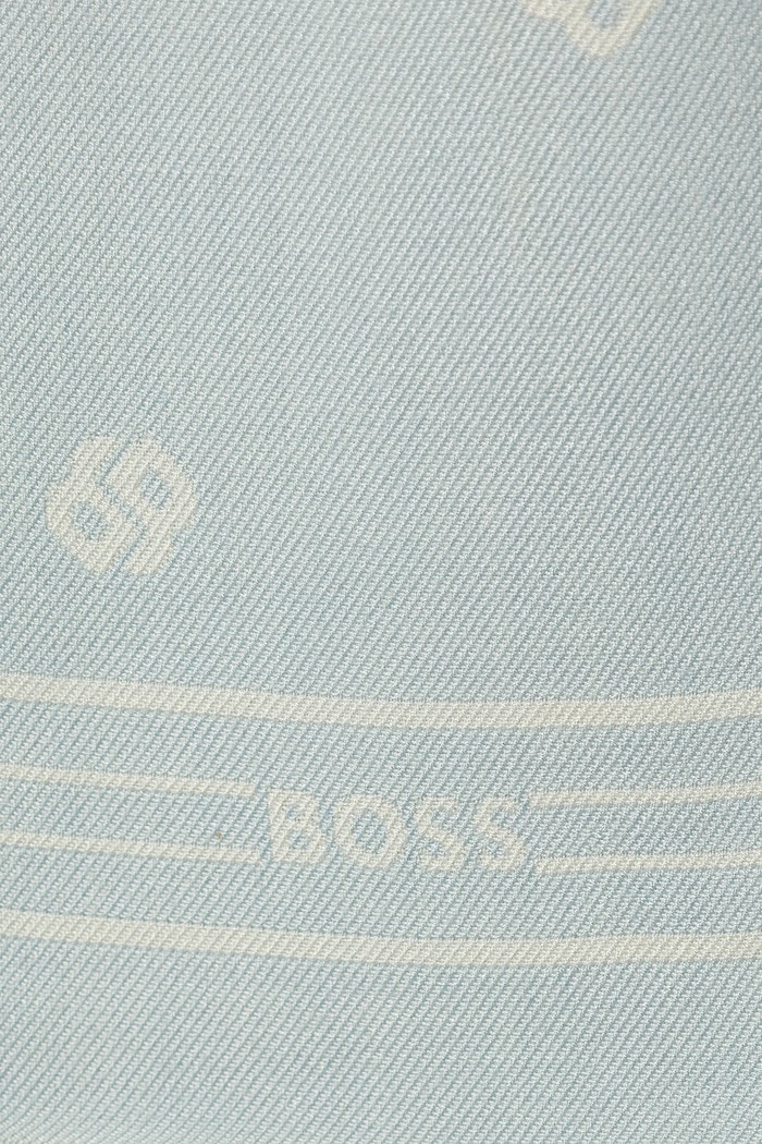 Шарф BOSS Yllie_BB_70*200 50535789 блакитний AW25