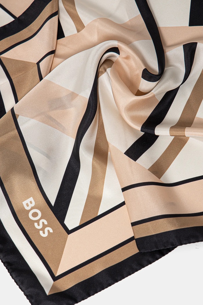 BOSS Eșarfă femei de mătase Lainy 50536118 multicolor SS26