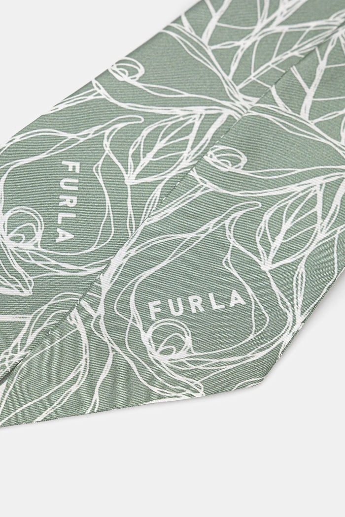 Hedvábný šátek Furla WT00022.BX3591.AG700 zelená SS25