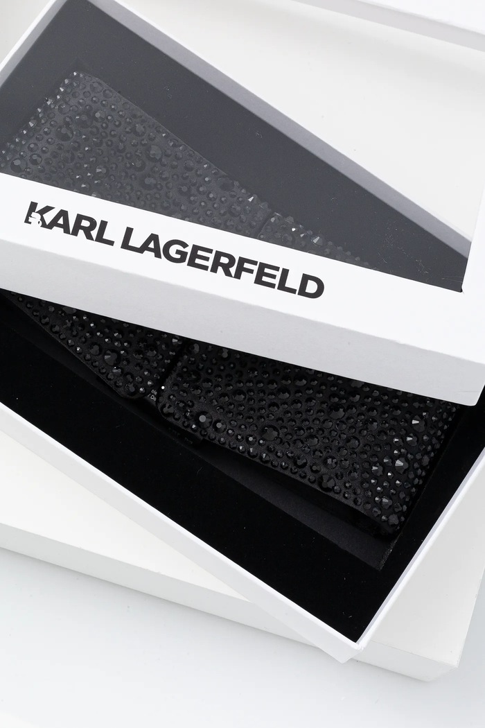 Διακοσμητικός γιακάς Karl Lagerfeld μαύρο A1W33028