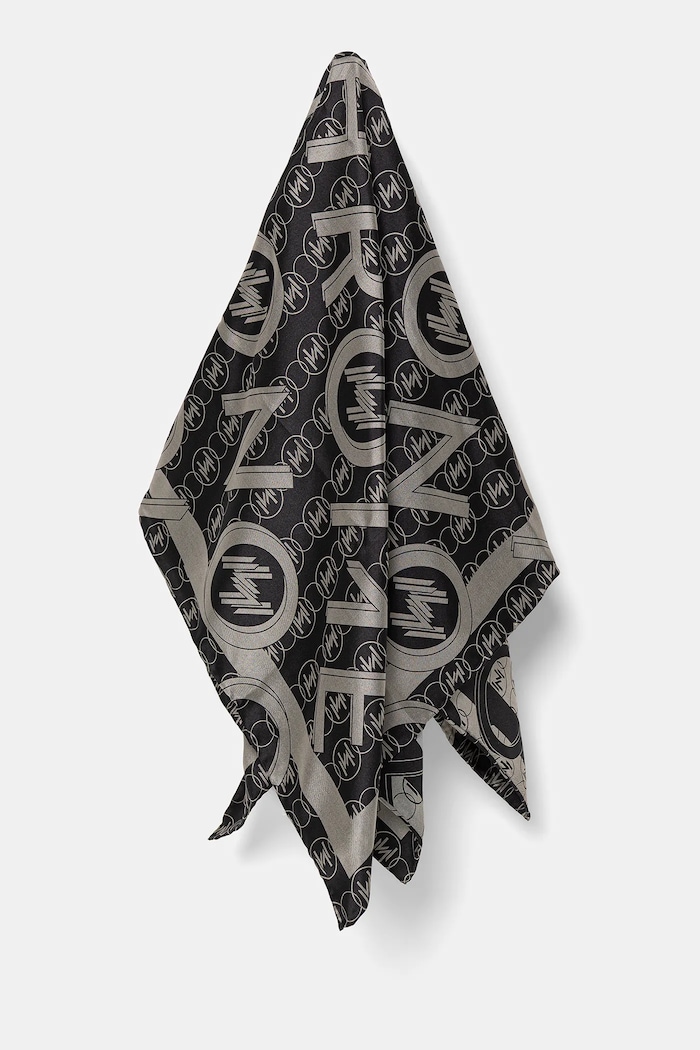 Marella foulard in seta NERVI tessuto nero 2513541047
