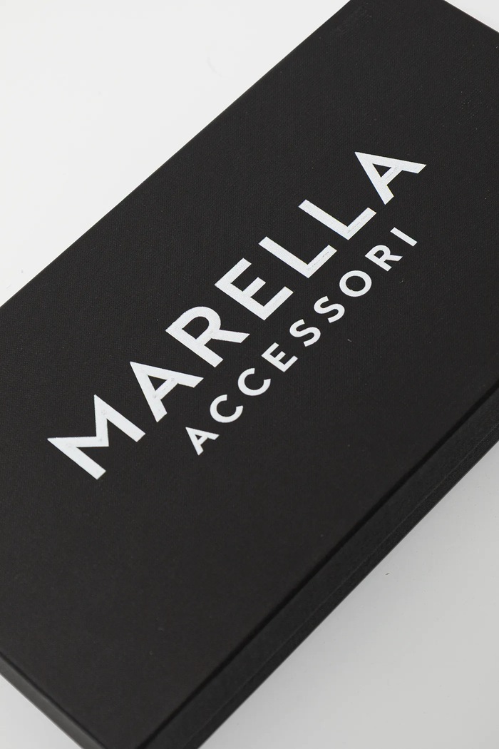 Marella foulard in seta NERVI 2513541047 nero SS25