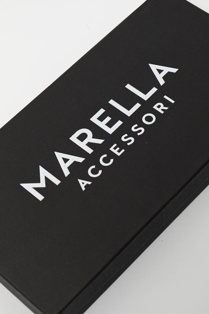 Marella foulard in seta NERVI 2513541047 nero SS25