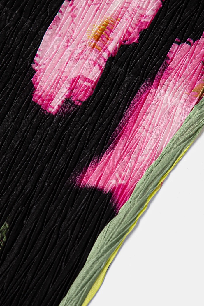 Kiegészítők Desigual sál BOTANIC DREAMZ 25SAWA36 fekete