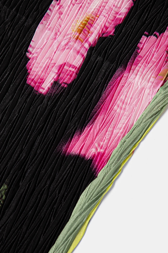 Kiegészítők Desigual sál BOTANIC DREAMZ 25SAWA36 fekete