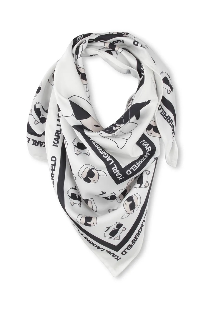 Παιδικό φουλάρι Karl Lagerfeld Z30548 μαύρο SS25