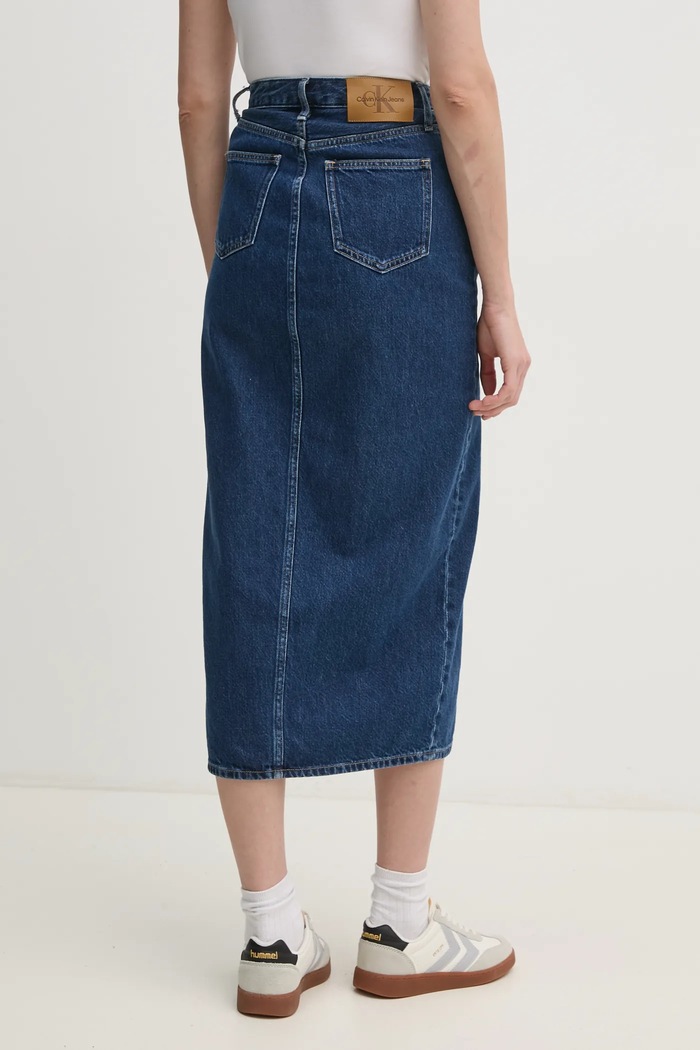 Ρούχα Τζιν φούστα Calvin Klein Jeans J20J224531 σκούρο μπλε