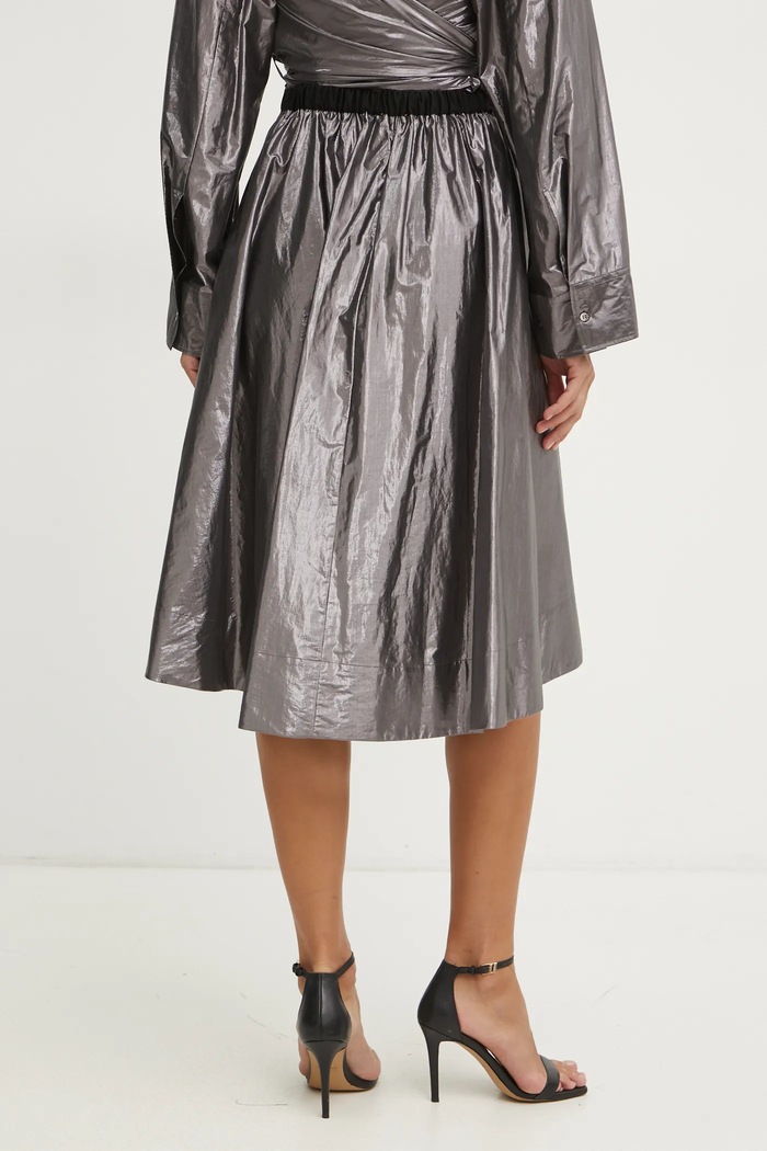 Odzież Forte Forte spódnica 13592.my.skirt srebrny