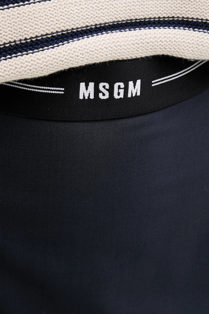 Vunena suknja MSGM mornarsko plava 3841MDD17.257127