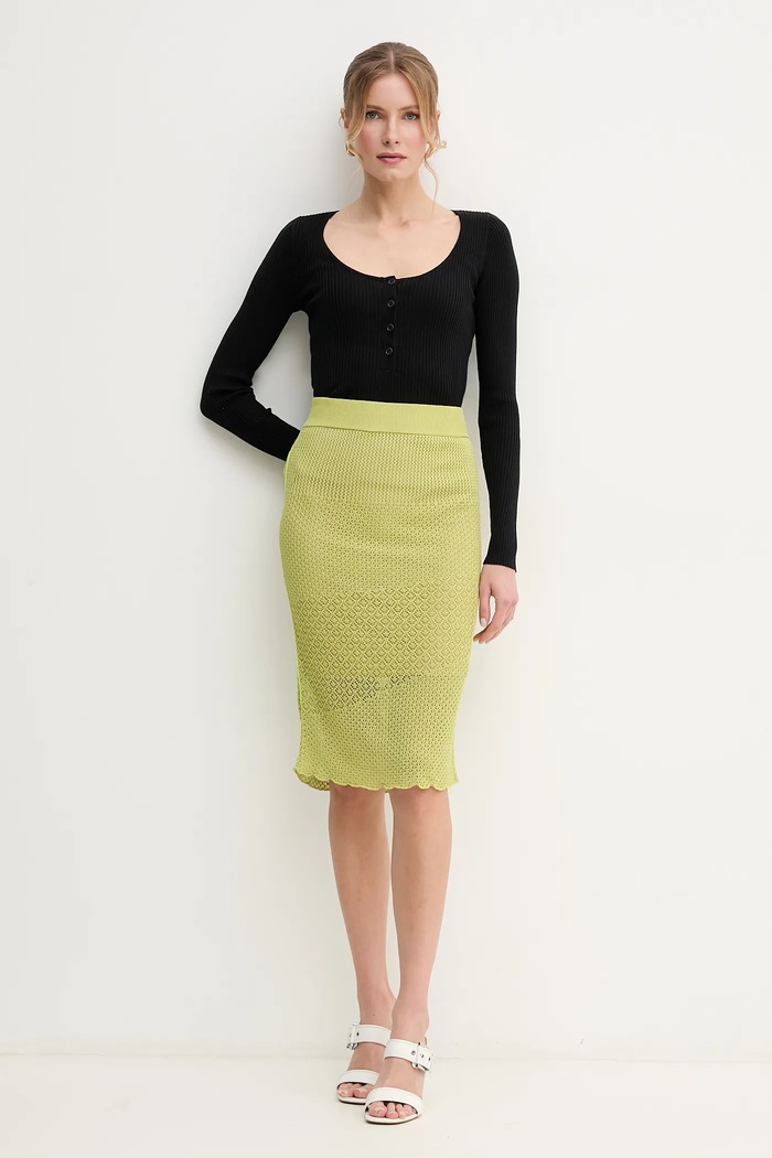 Φούστα Pinko 104892.A2EB πράσινο SS25
