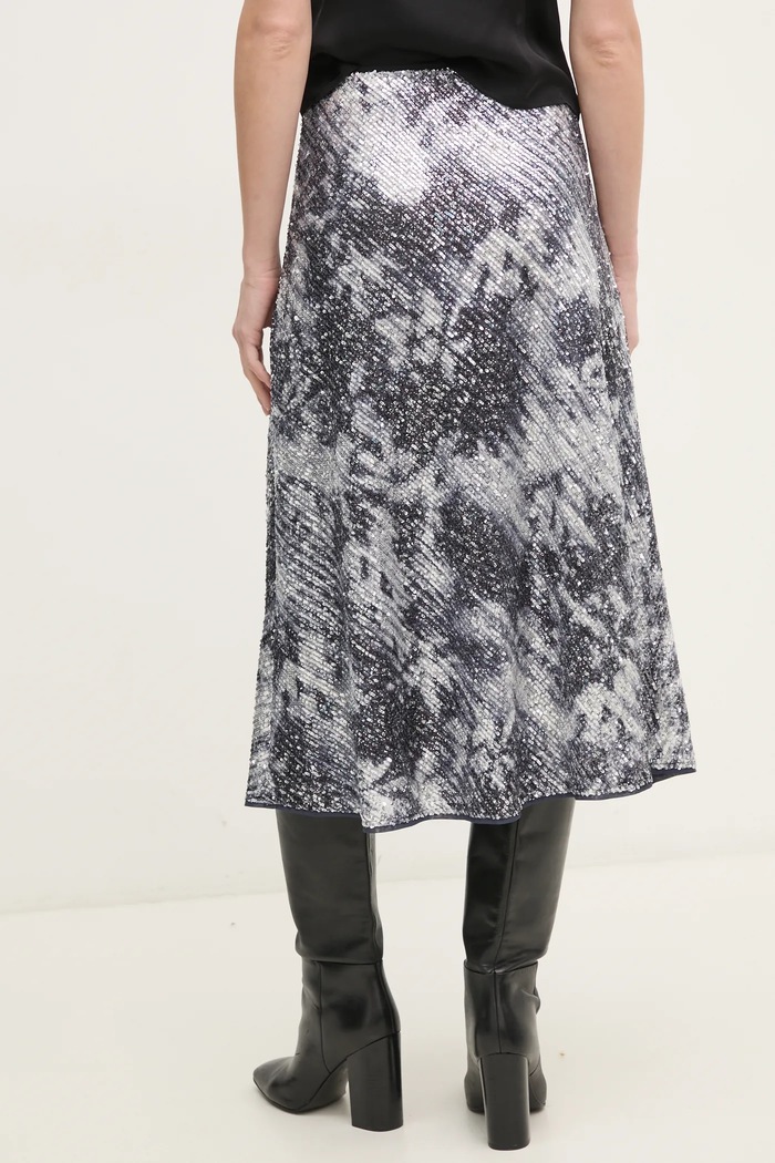 Oblačila Krilo DIANE VON FURSTENBERG DVFKM4S004 srebrna