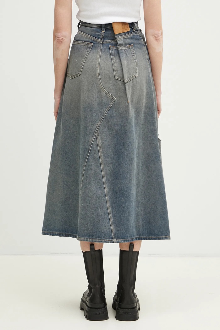 Clothing MM6 Maison Margiela denim skirt S52ME0022 blue