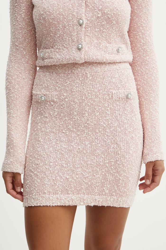 Sukně Guess DOROTHY mini růžová W5RD45.Z3L21