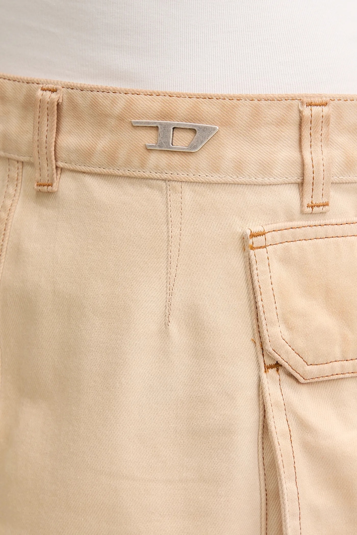 Sukňa Diesel DE-TON SKIRT béžová A15784.09L26