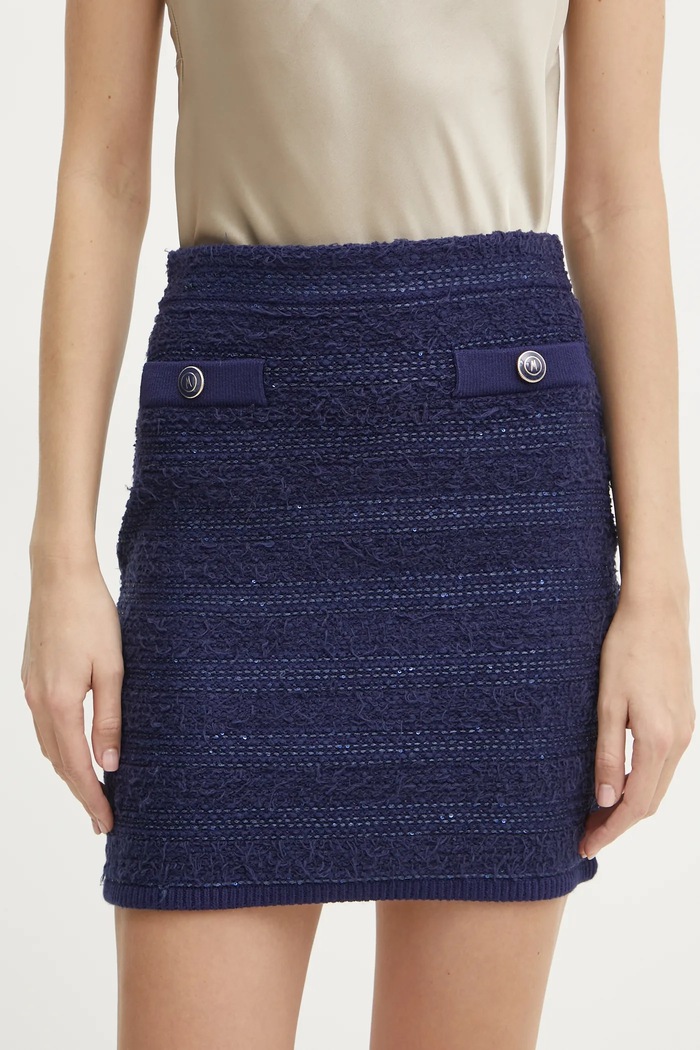Marciano by Guess szoknya AMELIA flitterek sötétkék 5RGD01.5852Z