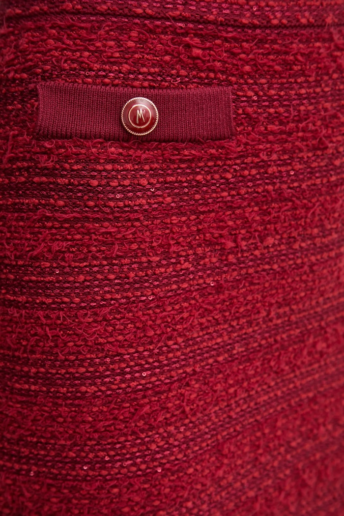 Marciano by Guess fustă AMELIA burgundia 5RGD01.5852Z