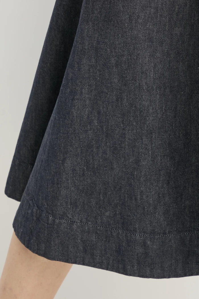 Theory fusta jeans bleumarin O1104302