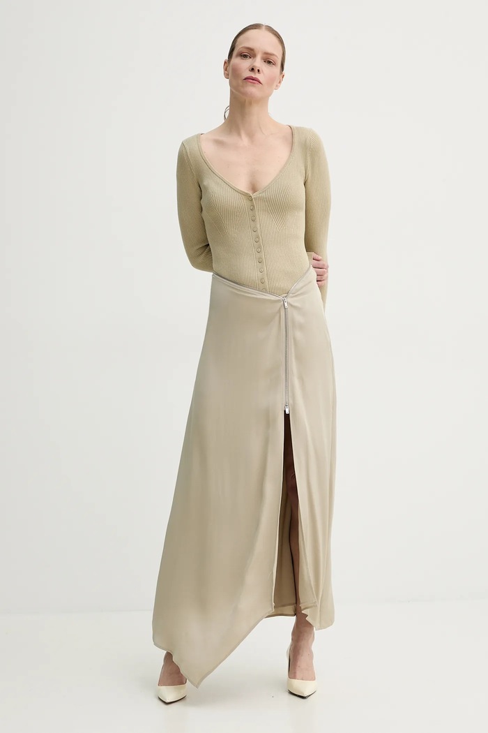 Sukňa Nanushka ZELLA NW25RSSK19372 béžová SS25