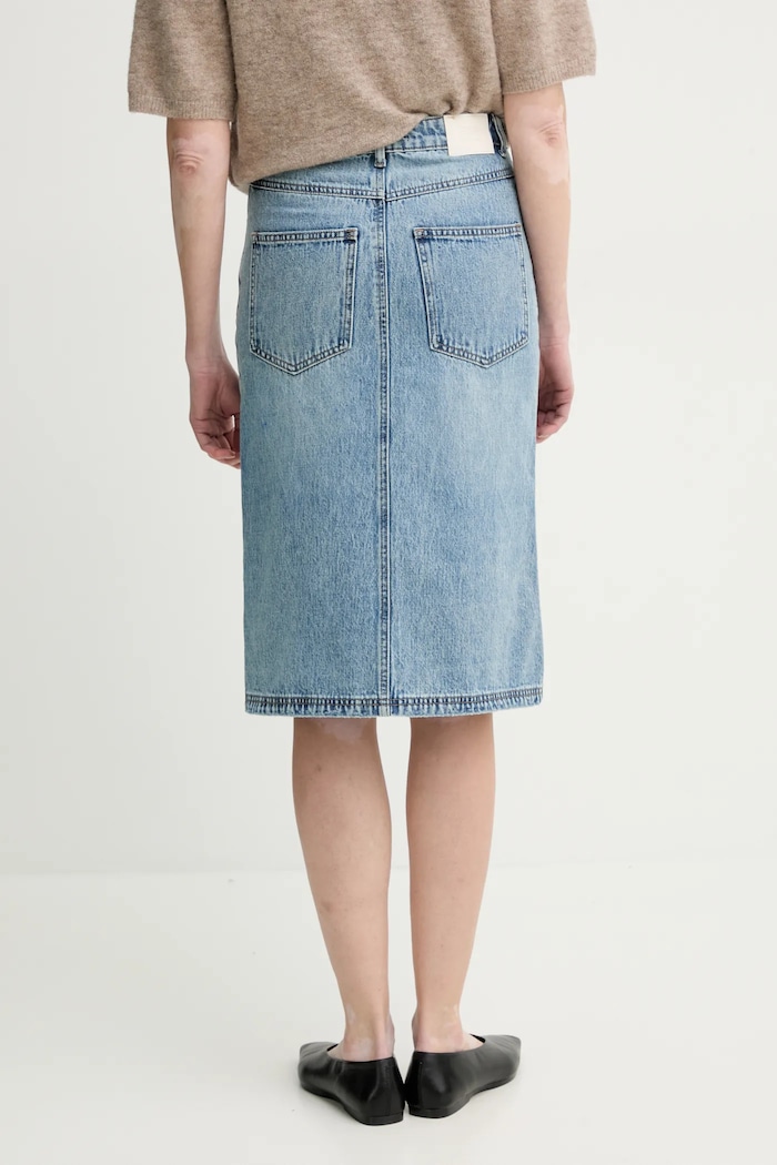 Oblečenie Bavlnená rifľová sukňa Gestuz 10909944 modrá