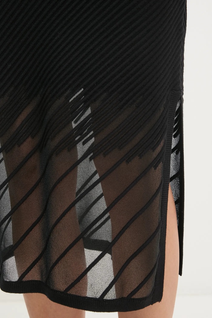 Ρούχα Φούστα Dkny P4JRAT76 μαύρο