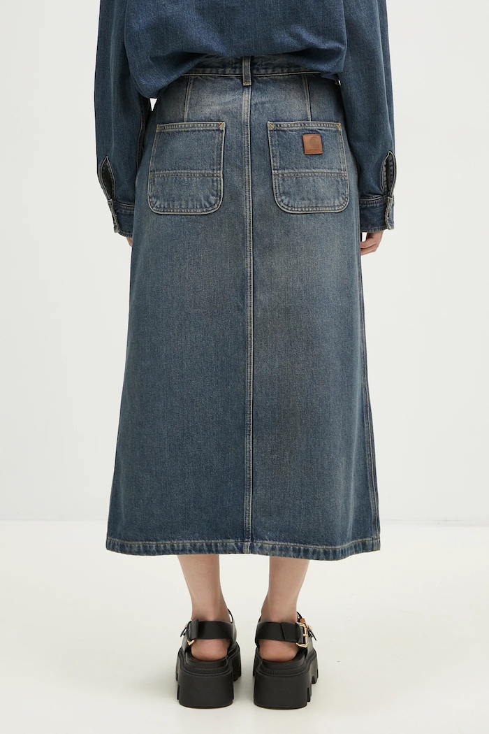 Odjeća Traper suknja Carhartt WIP Marvin Skirt I034647.014Q plava
