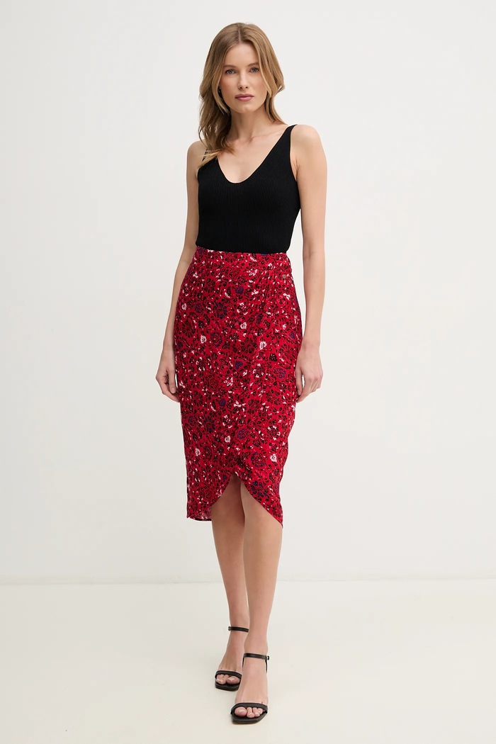 Sukňa Pepe Jeans CLAU PL901199 červená SS25