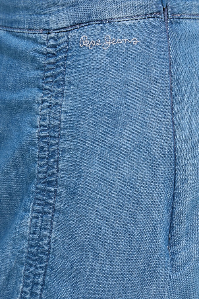 Pepe Jeans spódnica jeansowa MAXI SKIRT HW SUNSET niebieski PL901218