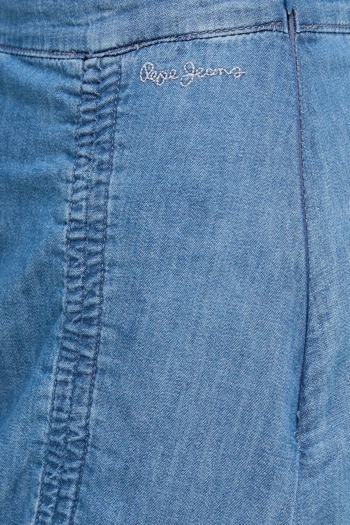 Pepe Jeans spódnica jeansowa MAXI SKIRT HW SUNSET niebieski PL901218