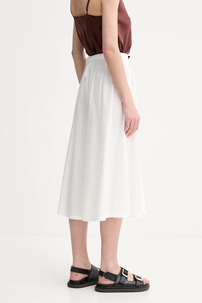 Abbigliamento Weekend Max Mara gonna in cotone 2515101032600 bianco