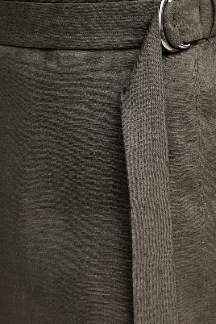 Λινή φούστα MM by Max Mara πράσινο 2516101018600