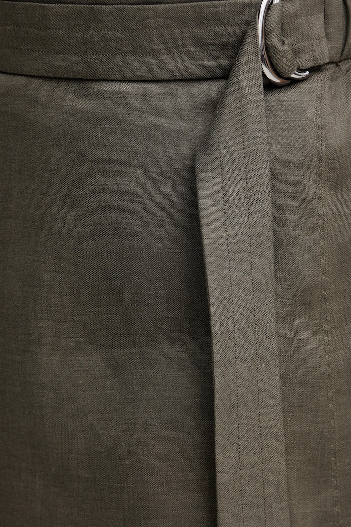 Λινή φούστα MM by Max Mara πράσινο 2516101018600