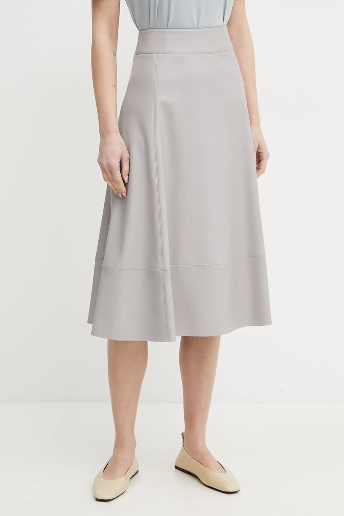 MM by Max Mara gonna midi grigio 2516771027600