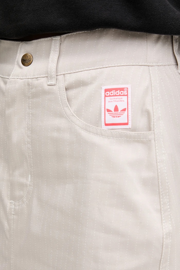 Bavlnená sukňa adidas Originals AOP MAXI SKIRT béžová JC8854