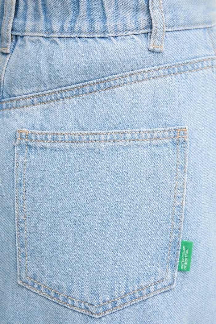 Дънкова пола United Colors of Benetton син 43C8D004K