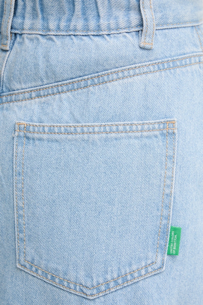 Дънкова пола United Colors of Benetton син 43C8D004K