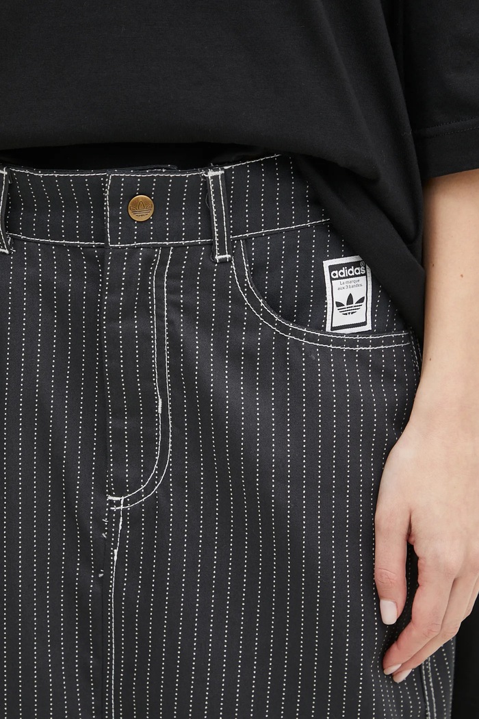 Bavlnená sukňa adidas Originals Aop Maxi Skirt sivá JJ3142
