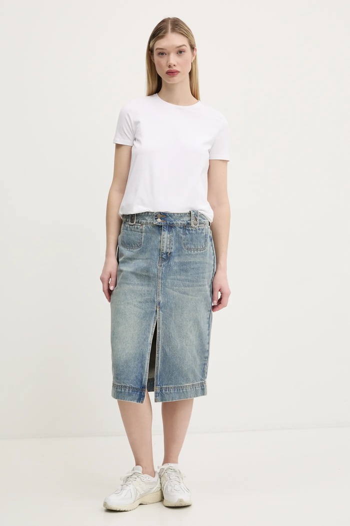 Guess Originals spódnica jeansowa W5RG35.D4XY0 niebieski SS25