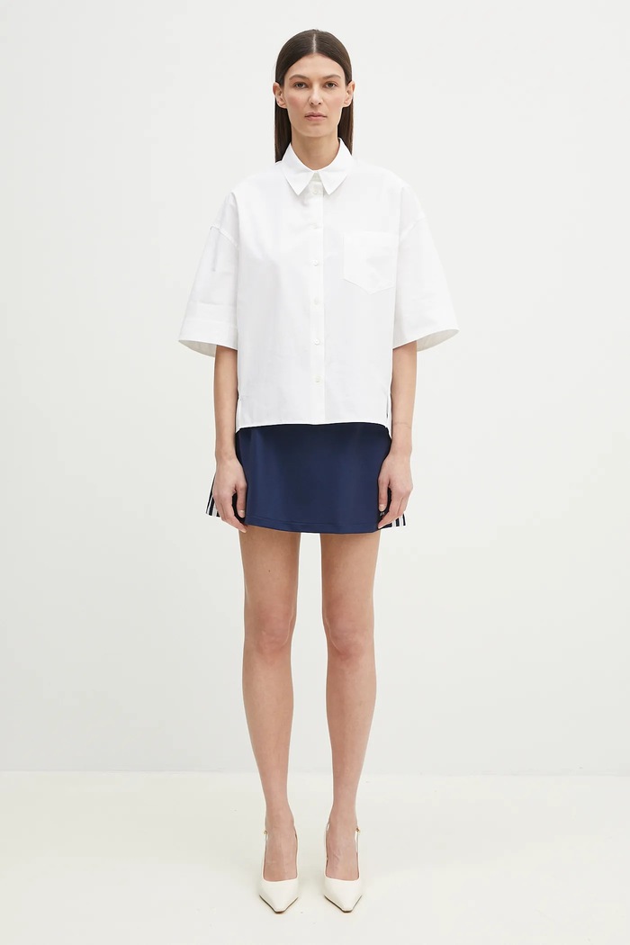 adidas Originals spódnica 3S Mini Skirt JD0283 granatowy