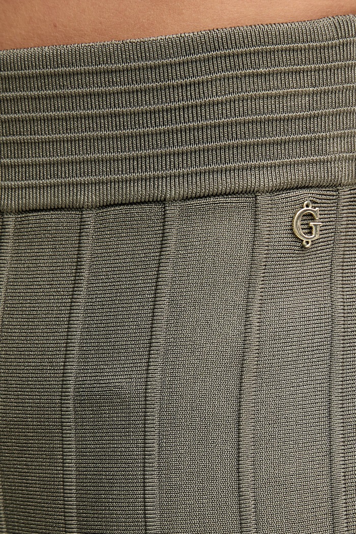 Guess spódnica OTTOMAN W5GD0U.Z2XY0 zielony