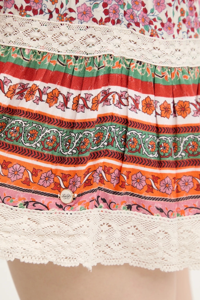 Sukňa Superdry ružová W7210348A.F4C