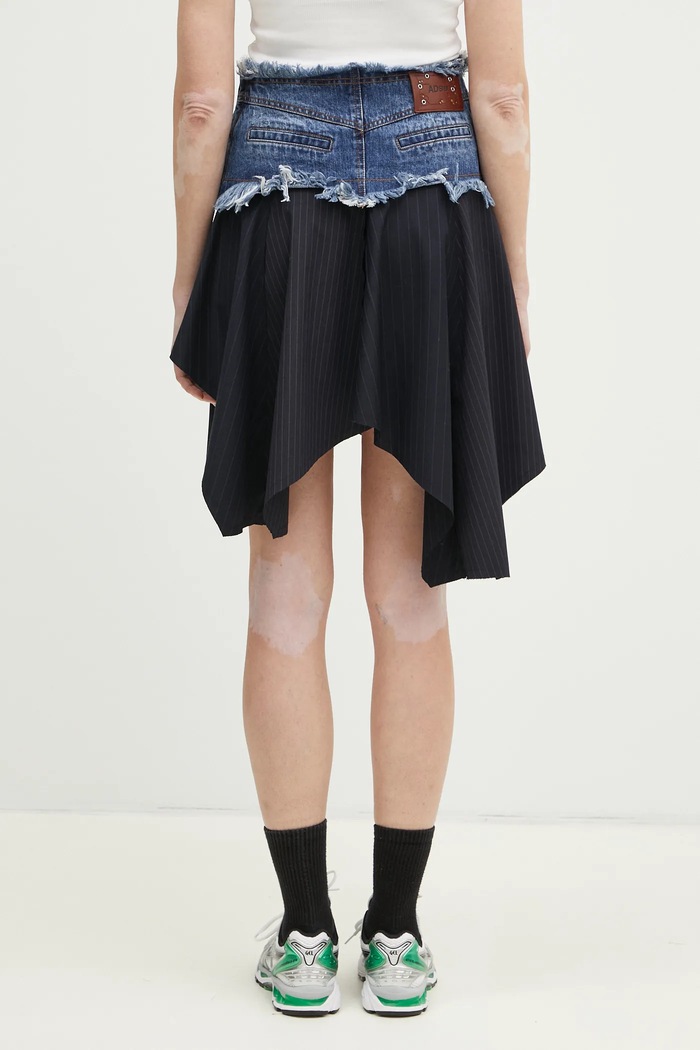 Ρούχα Φούστα Andersson Bell Denim Combination Fairy apa800w σκούρο μπλε