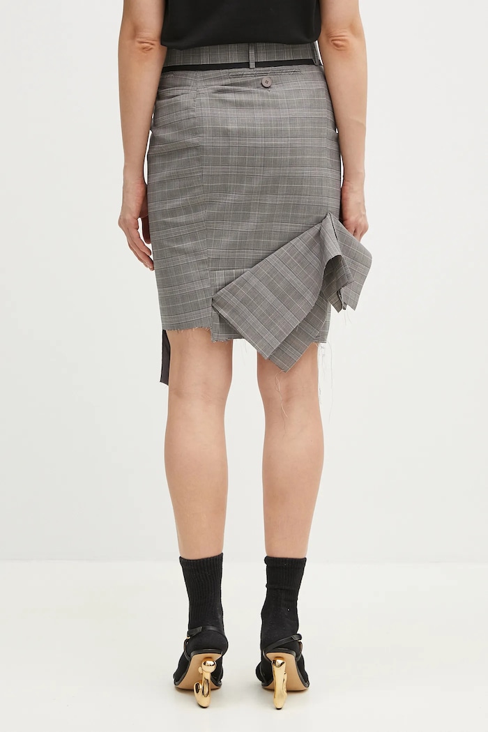 Oblečenie Sukňa s prímesou vlny Ottolinger Drape Pencil 123.300523.02 sivá