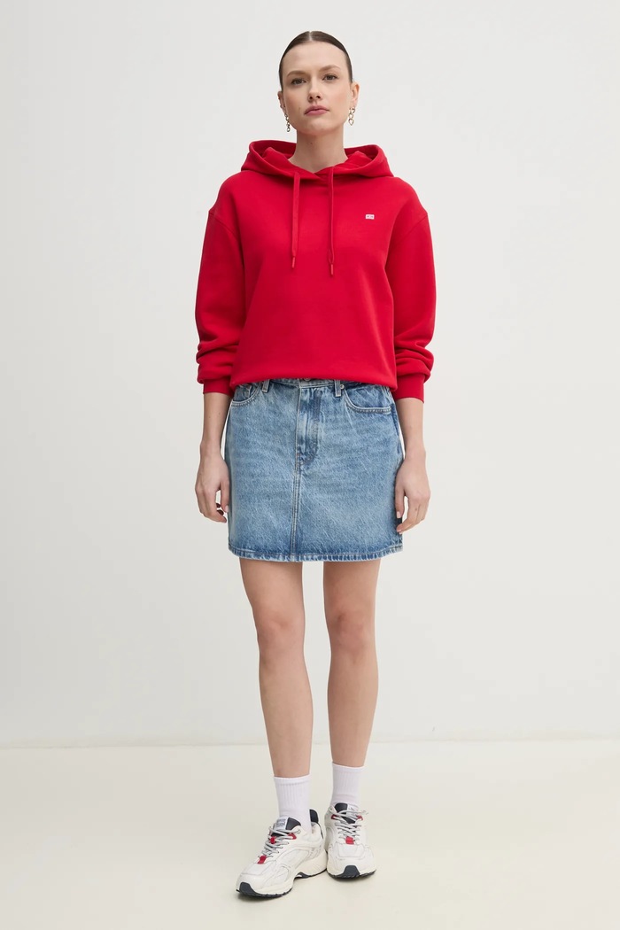 Tommy Hilfiger spódnica WW0WW44392 niebieski SS25