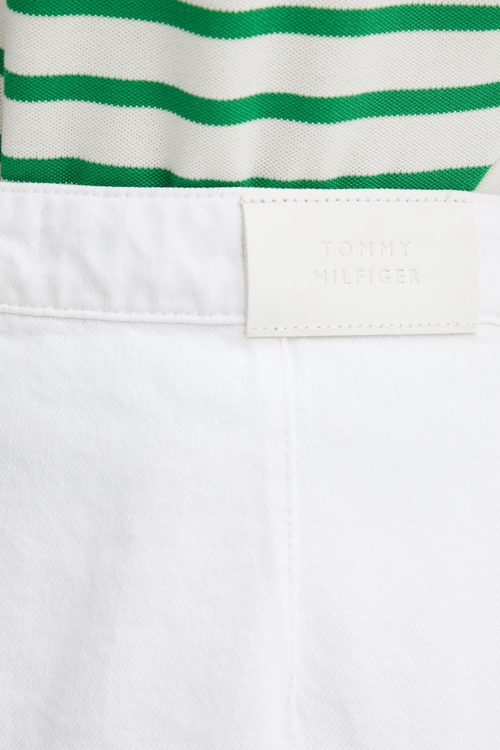 Pamučna suknja Tommy Hilfiger bijela WW0WW44391