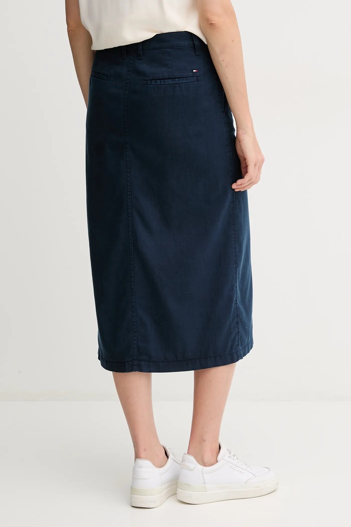 Oblačila Krilo Tommy Hilfiger WW0WW44726 mornarsko modra