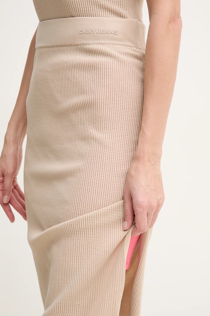 Sukňa Dkny béžová DJ5R0534