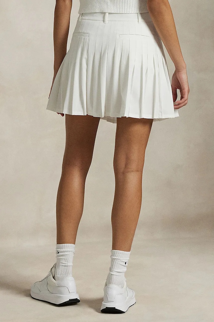 Polo Ralph Lauren fustă Wimbledon Collection 211970494 alb SS25