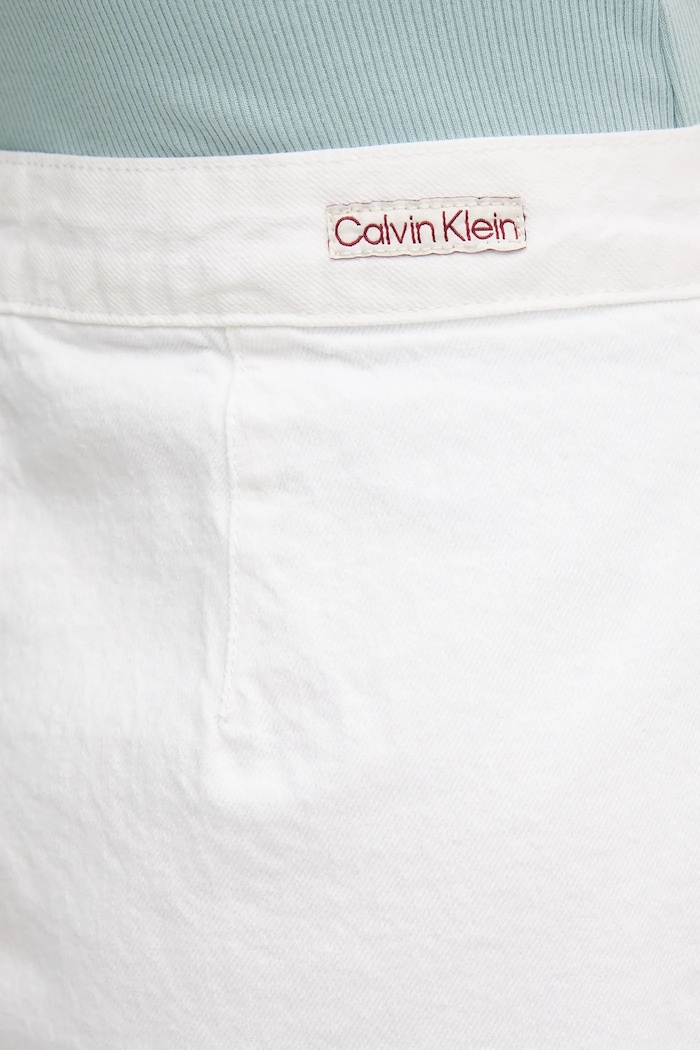Calvin Klein Jeans farmer szoknya J20J225194 fehér